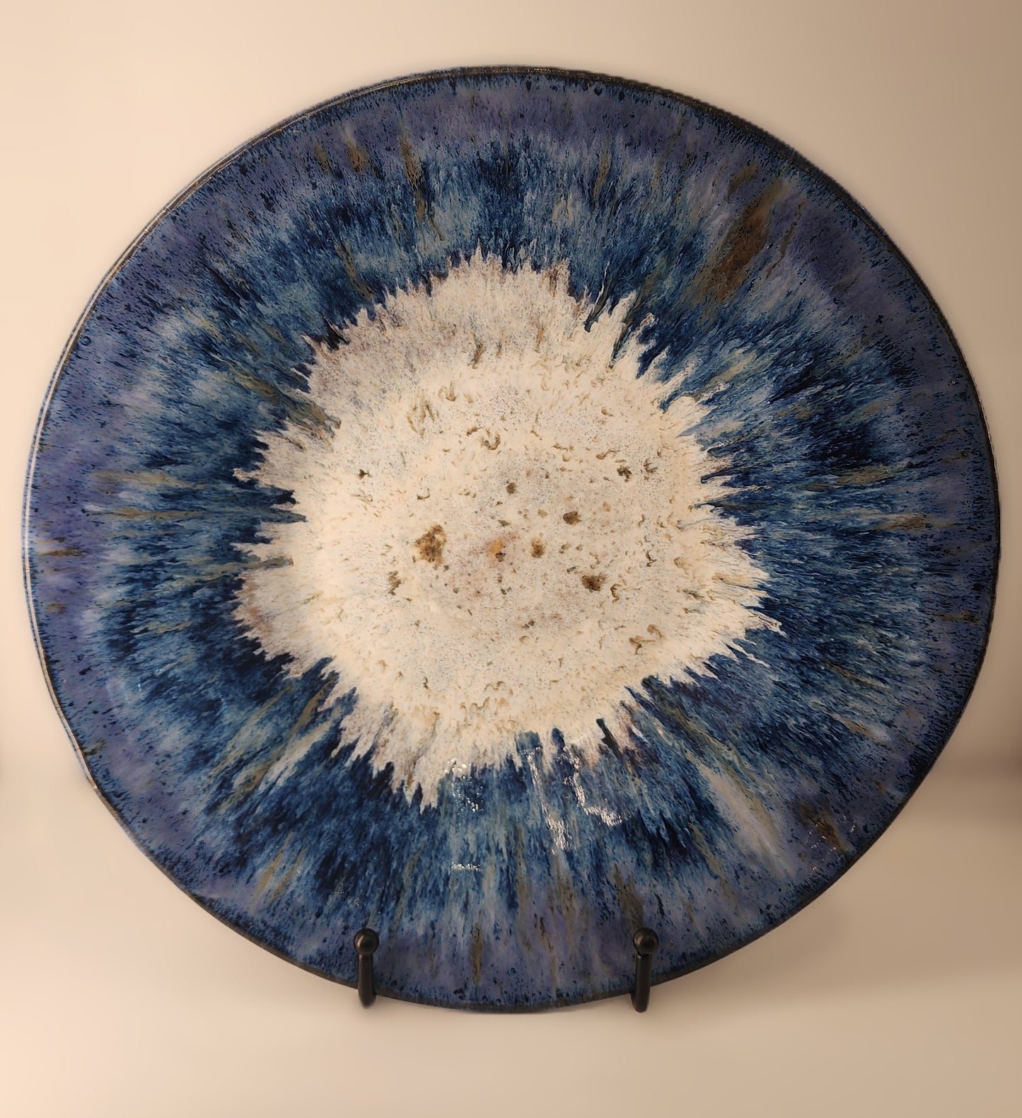 12" Striking Large Flared Platter