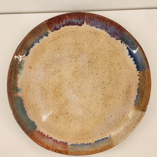 10.5" Multi-color Speckled Stone Plate - Custom Order