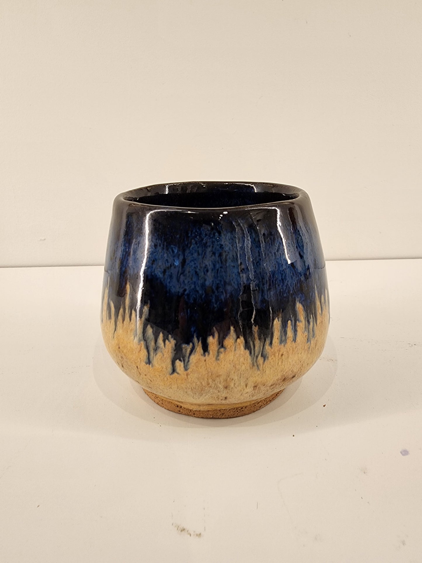 3.5" x 2.75" Single Blue Spark and Shino Cup