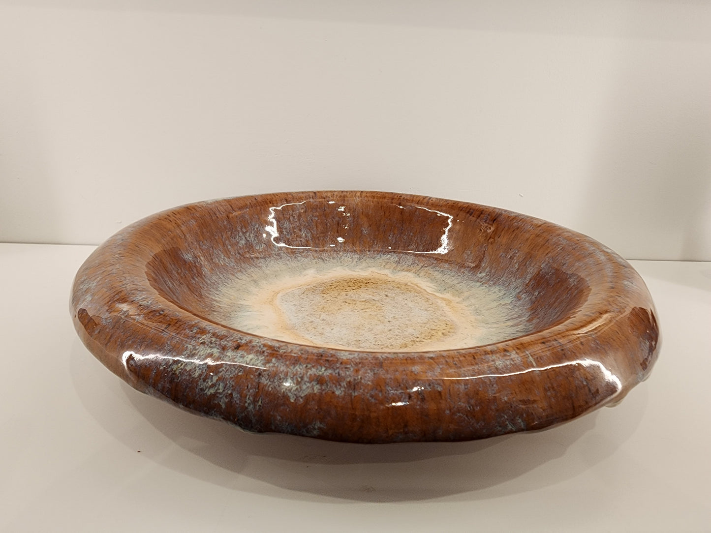 11" x 2" Large Curved-Rim Opal Bowl