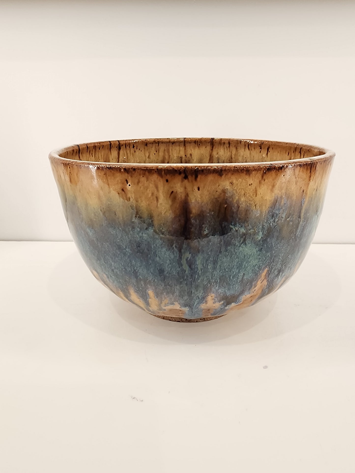 6.5" Deep Seaweed Speckled Bowl