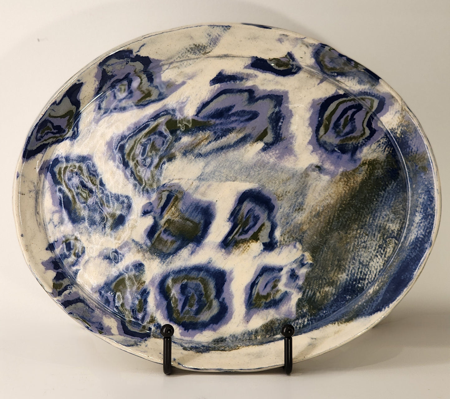 14" Hand Built Nerikomi Serving Platter (Copy)