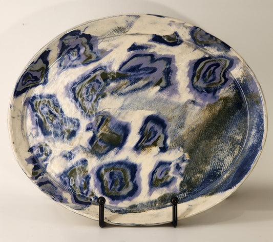 14" Hand Built Nerikomi Serving Platter (Copy)