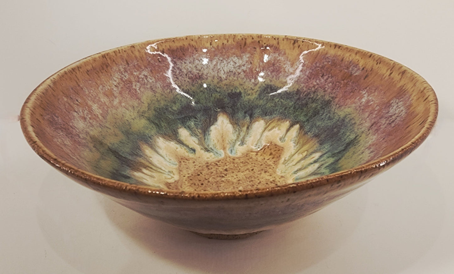 9 x 3 Flared Brick and Seaweed Bowl