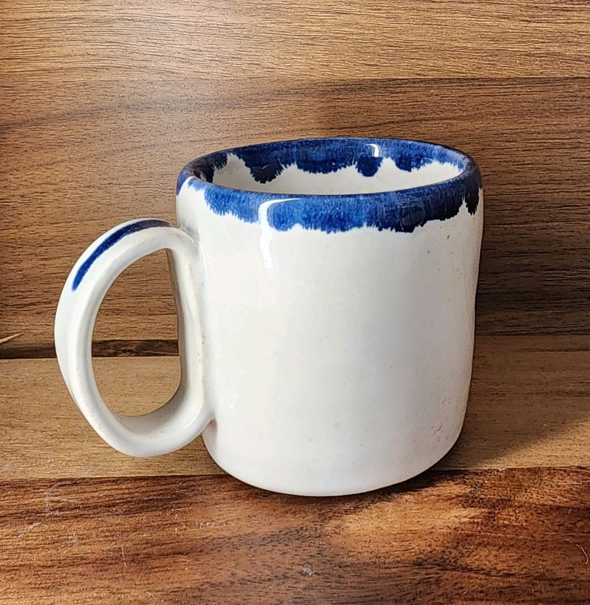 3" Blue and White Small Mug