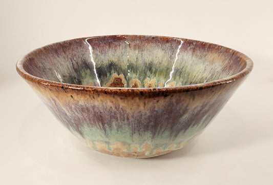 7.5" Moss Mist Speckled Bowl