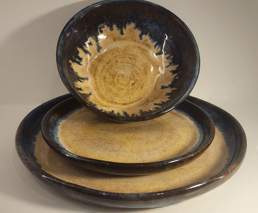 6" Sapphire Rim Salad/Dessert Plates